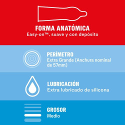 Durex - Préservatifs Sensibles Xl 10 Unités